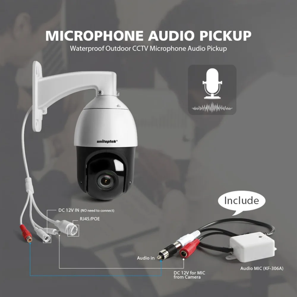  H.265 5MP POE IP PTZ Camera Audio Speed Dome CCTV Camera Security Onvif Outdoor Pan Tilt 30X ZOOM D - 32917332243
