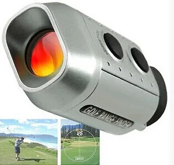 

Free shipping Digital 7x Optic Telescope Pocket Laser Golf Range Finder Rangefinder Golf scope Yards Measure Distance Meter