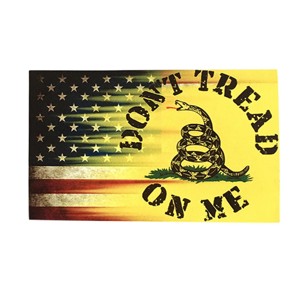 5pcs Dont Tread On Me Gadsden Flag Vinyl Decal Sticker Car Sticker