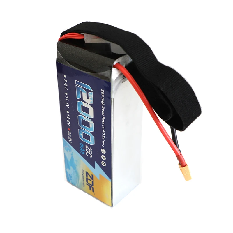 ZDF высокое качество Lipo батарея 22 2 V 6S 12000MAH 25C 50C RC AKKU Bateria для самолета Вертолет