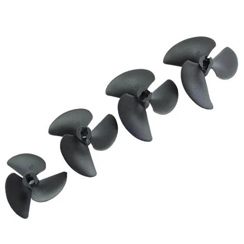 

4 Pcs Blade Nylon Propeller Dia 47mm 52mm 55mm 57mm For 3/16 Shaft RC Boat