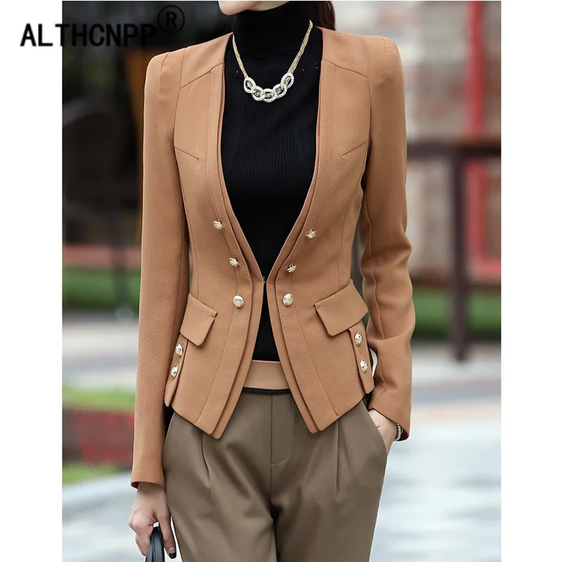 Women Blazer Feminino Spring Autumn New Korean Women's Jacket Slim Thin