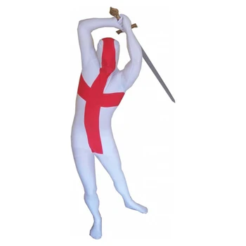 

Childrens/Adult Mens Halloween Party Personality England Flag Costumes Unisex Spandex Zentai Lycra Multicolor Costume Bodysuit