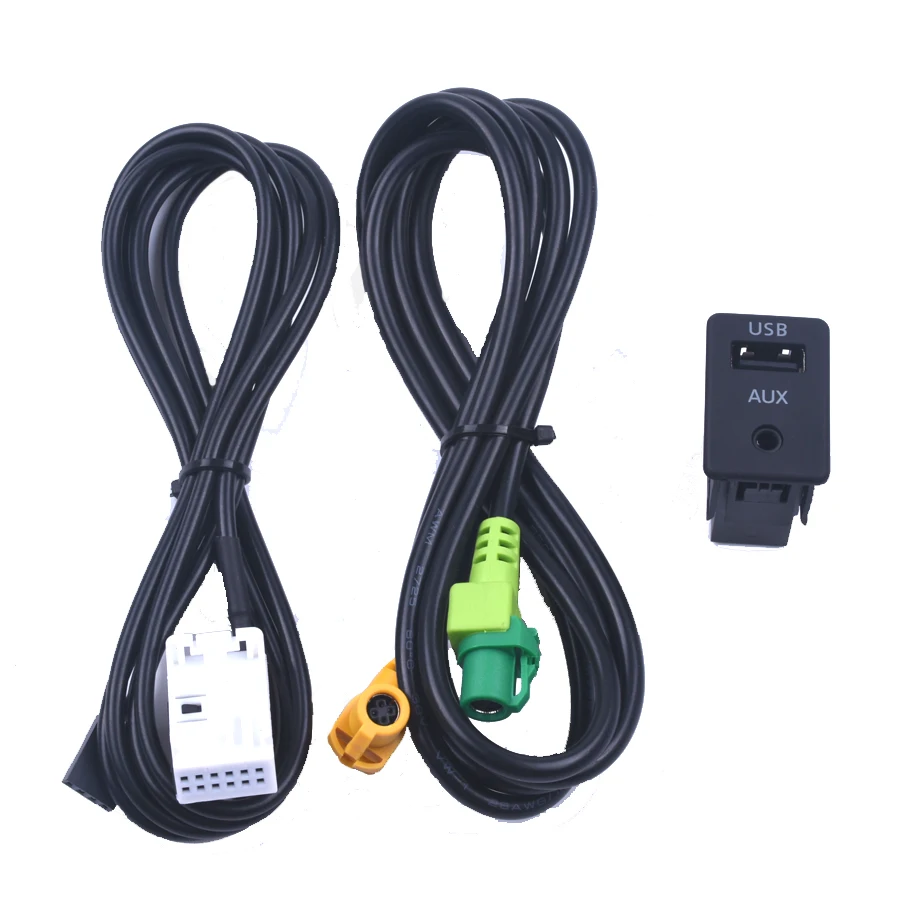 USB-переключатель AUX для VW GOLF MK6 JETTA MK5 Sagitar Bora RCD510 RNS510 RNS315 RCD500 RNS300 RCD300 | Автомобили и
