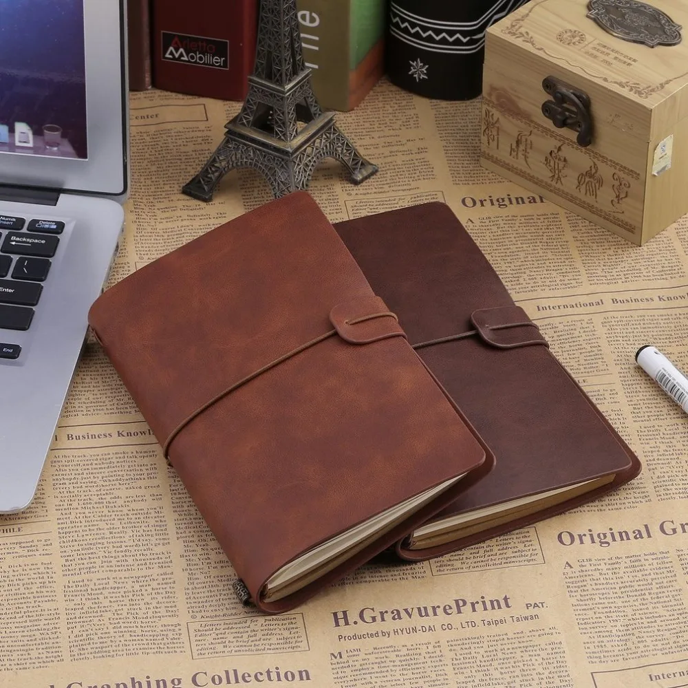 

Portable Students School Stationery Writing Notebook Business Travel Diary Outdoor Journal Planner Agenda DIY Birthday Gift
