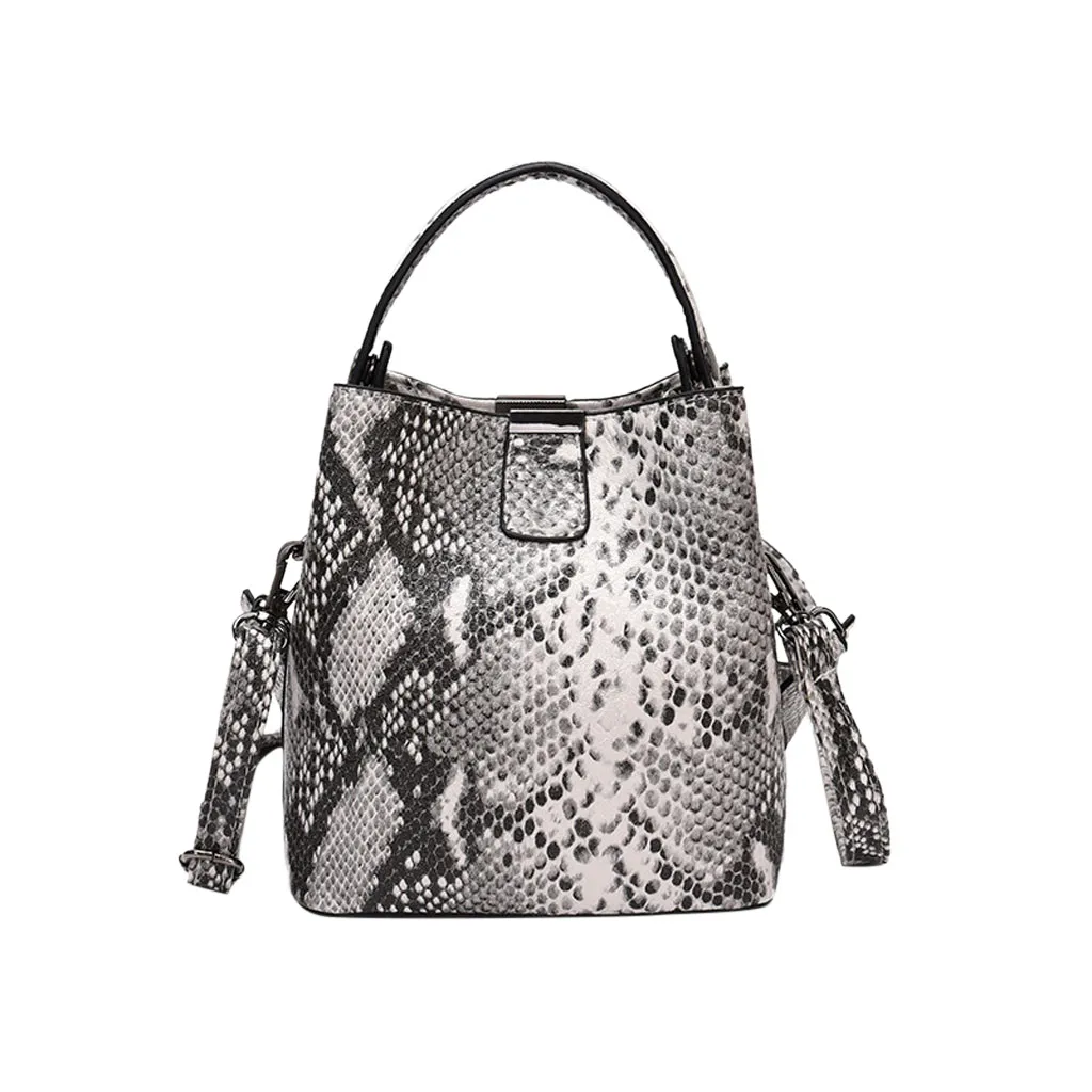Bolsa Feminina Новые женские сумки через плечо со змеиным узором модные сумки через плечо