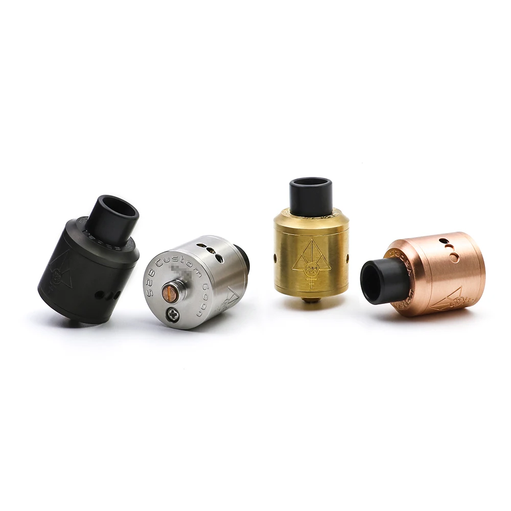 

100% Original Custom vape GOON 528 RDA goon 22mm Vaporizer Rebuildable Dripping Atomizer With Drip Tips For Box Mod From Everzon