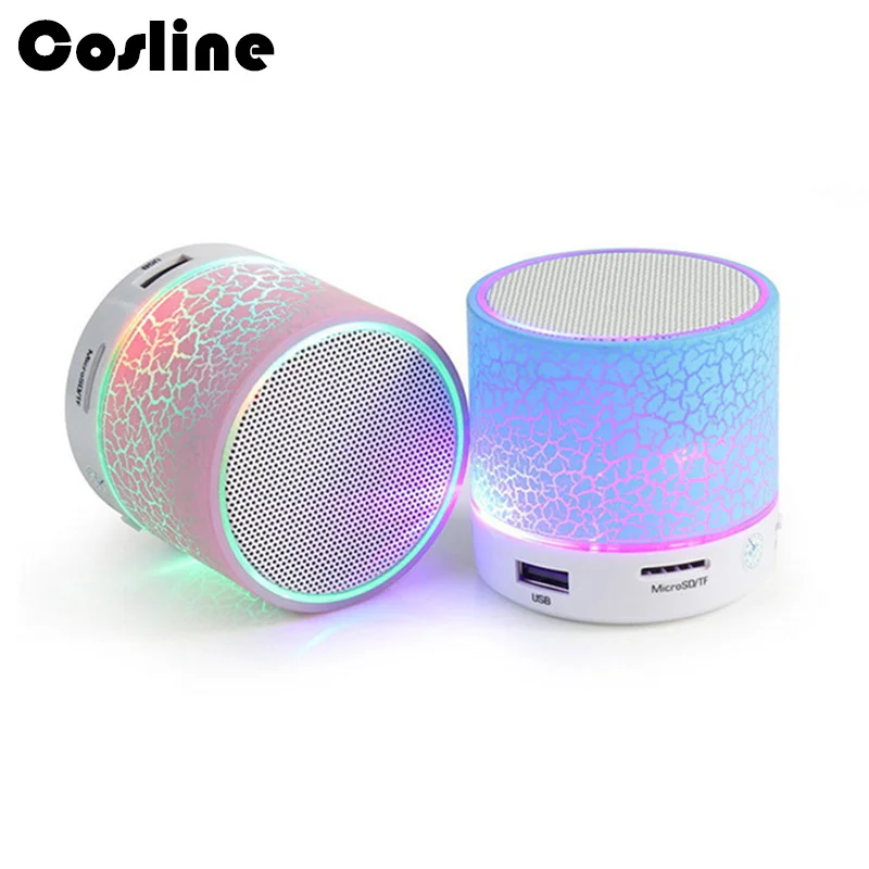 Original LED Bluetooth Speaker Mini Wireless Loudspeakers Support U Disk TF Card FM Radio Portable Stereo HiFi Speaker For Phone