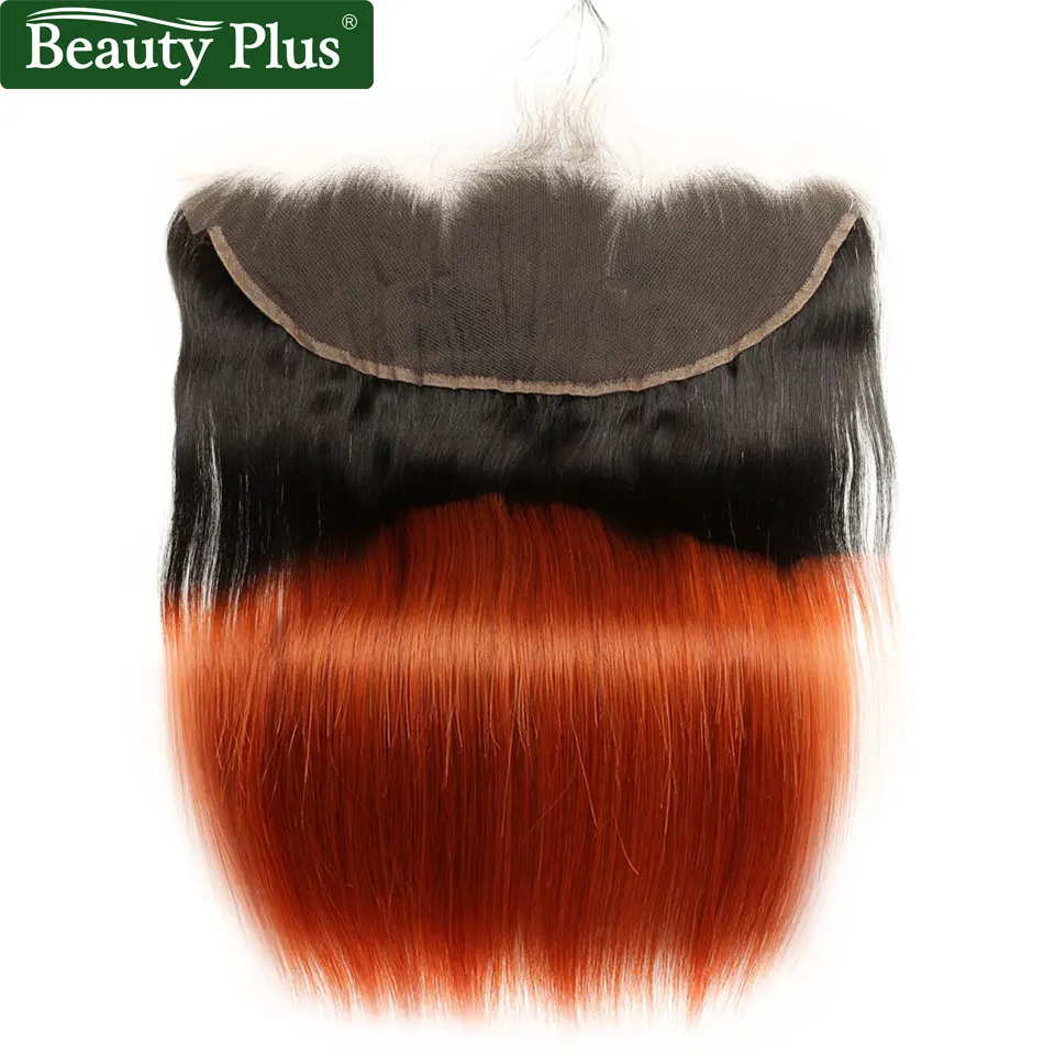 sexay ombre orange hair bundles with closure (11)
