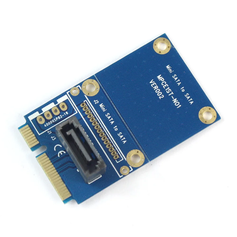 mSATA Mini PCI-e SATA SSD Slot To 7 Pin SATA HDD Convert Card Adapter F21222 mSATA Mini PCI-e SATA SSD Slot To 7 Pin SATA HDD Convert Card Adapter F21222