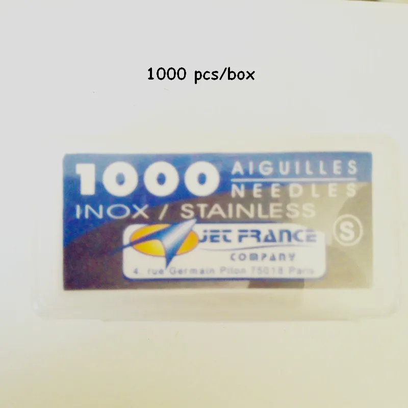 1000 шт./корт. Высококлассные профессиональные свободные тату иглы Aiguilles Jet France 0 30x31