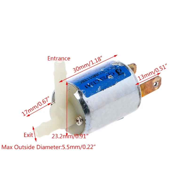 DC12V нормально закрытого типа электронный Соленоидный клапан дистанционного управления R06 и Прямая поставка