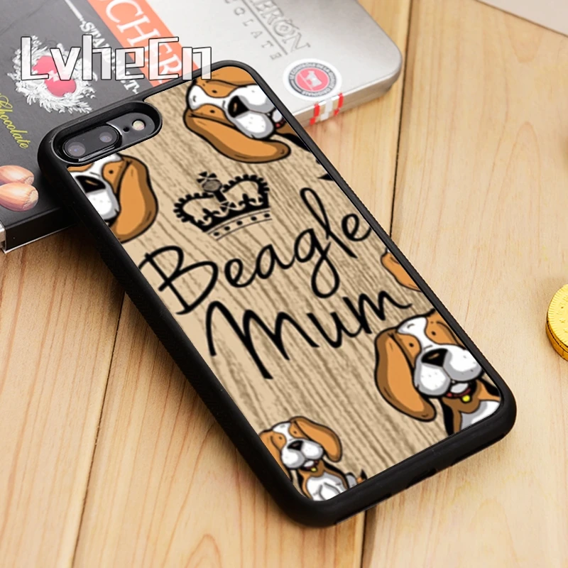 Чехол для телефона LvheCn Beagle Mum Dog чехол iPhone 5 6 s 7 8 plus 11 12 Pro X XR XS Max Samsung Galaxy S6 S7 edge S8 S9