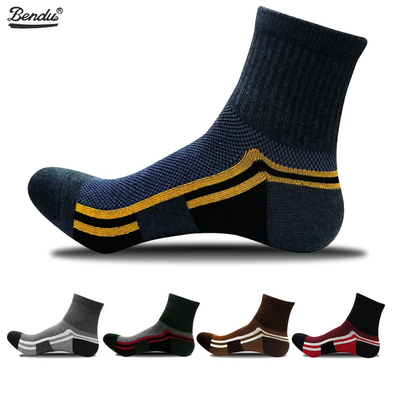 Бренд Bendu, новые мужские хлопковые носки, спортивные носки для скейтборда, Модные Повседневные Дышащие носки, Прямая поставка, 1 пара