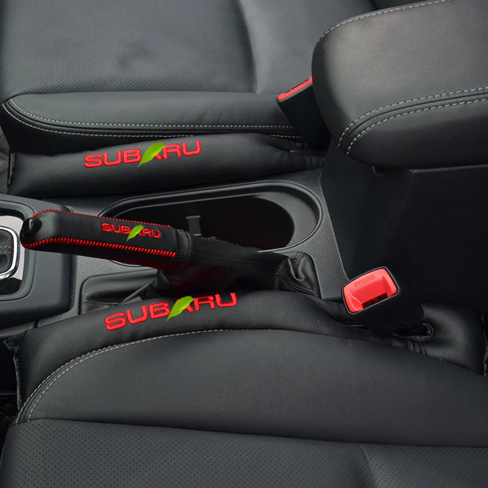 2 шт. кожаное хлопковое сиденье зазор наполнитель мягкая прокладка защитный слот заглушка для Subaru Forester XV Impreza Legacy Outback