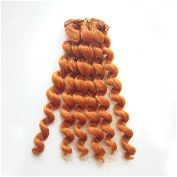 1pcs 20*100cm Screw Curly Hair Extensions for All Dolls DIY Hair Wigs Heat Resistant Fiber Hair Wefts 16