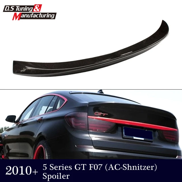 AC schnitzer style carbon fiber rear trunk spoiler for bmw 5 series