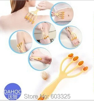 

Mini handheld portable Four claw type massager roller for foot hand body neck head Massage & Relaxation Tool