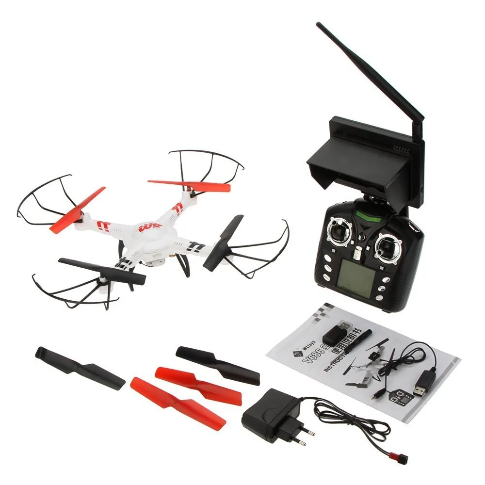 WLtoys V686 V686G FPV пульт дистанционного управления для квадрокоптера RC с 2MP Камера Радиоуправляемый квадрокоптер, НЛО с 6-axis Gyro Mini RC вертолет