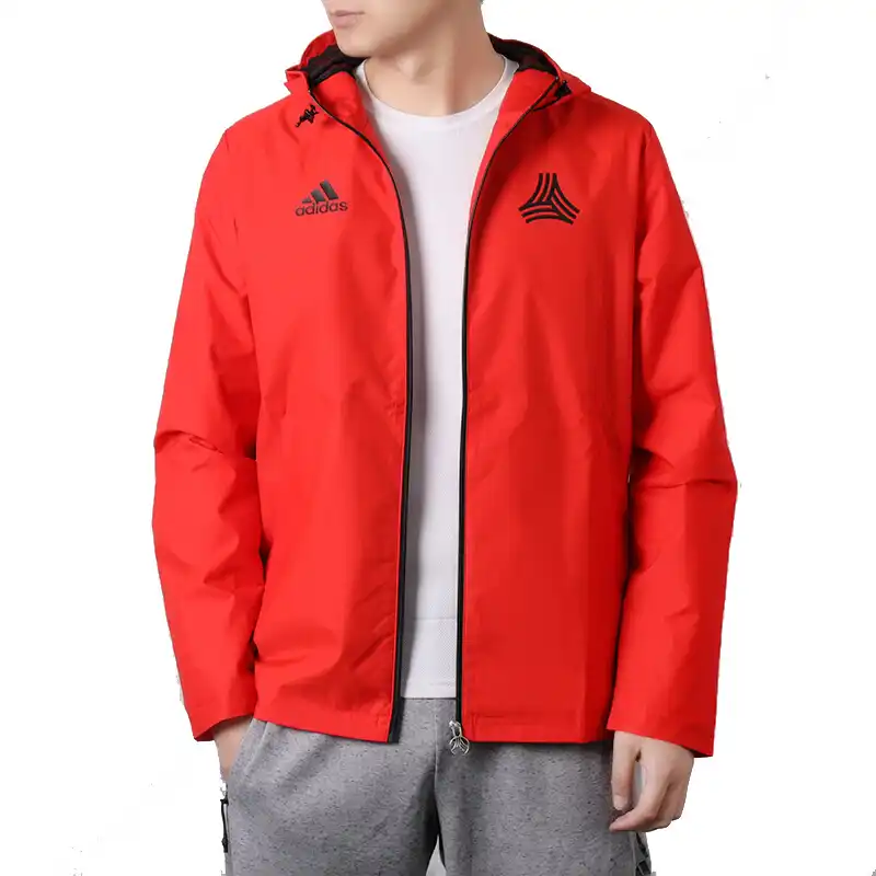 tan adidas windbreaker