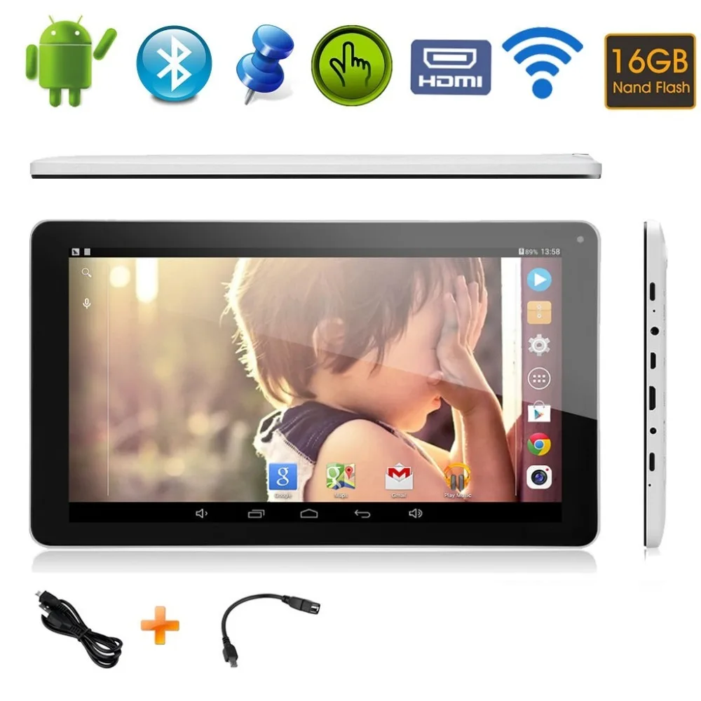 16 ГБ Octa Core 10." zoll Планшеты ПК Android 4.4 двойной Kamera 2.0 ГГц 3G WI-FI HDMI Bluetooth