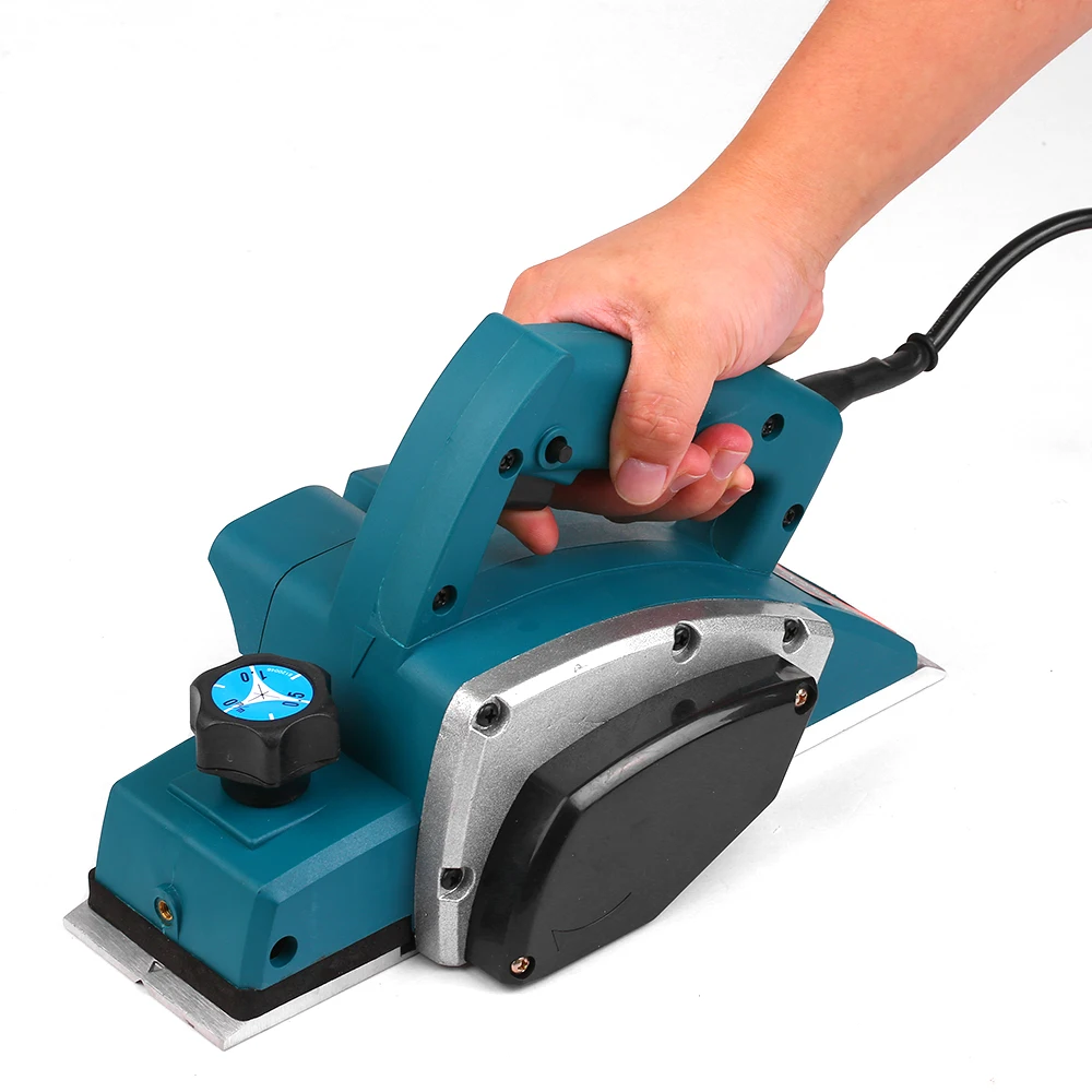 

17500rpm 220V 1010W Electic Hand Wood Planer 3-1/4-Inch Planing Width Woodworking Household Planer Machine CN Plug