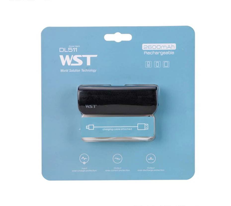 WST Portable Power Bank PoverBank Battery Pack Mobile External Battery Power Bank For iPhone 6 7 Samsung Phone 2600mAh Powerbank (11)