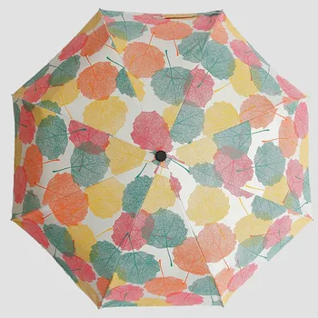 

Colorful Mini Portable Folding Umbrella Female Rain Umbrellas Women Windproof Anti-UV Sun Parasol