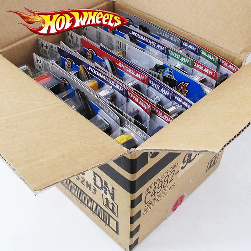 1-72 шт./кор. Хот Вилс Diecast металлические мини модель автомобиля Brinquedos Hotwheels игрушечный автомобиль детские игрушки для детей на день рождения 1:43 подарок