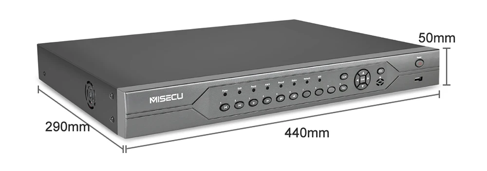 MISECU H.265 16CH 5MP 4MP 3MP 48 V Настоящее POE NVR XMEYE P2P ONVIF сетевого видео Регистраторы для POE IP система наблюдения ссtv с 4 ТБ HDD