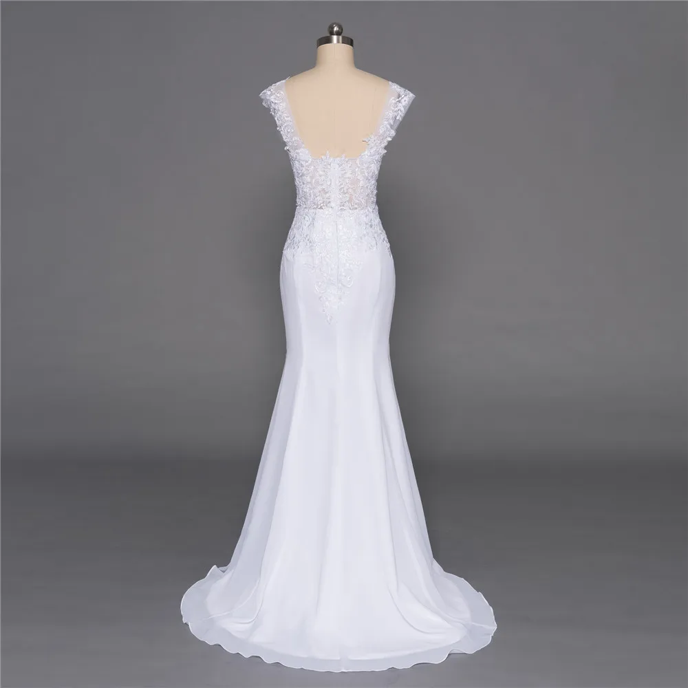 Backless-Vestido-De-Noiva-2018-Beach-Wedding-Dresses-Mermaid-Deep-V-neck-Appliques-Lace-Cheap-Boho (2)