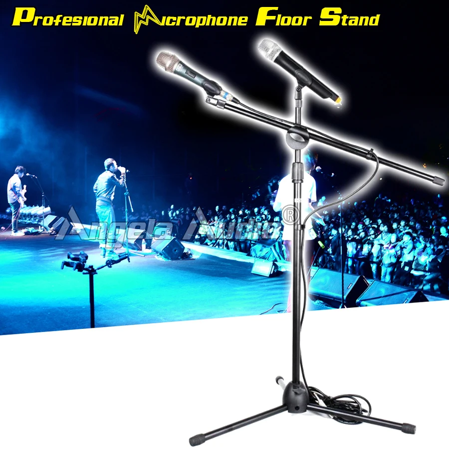 Professional Tripod Fold Holder Dynamic Studio Microphone Stand Floor