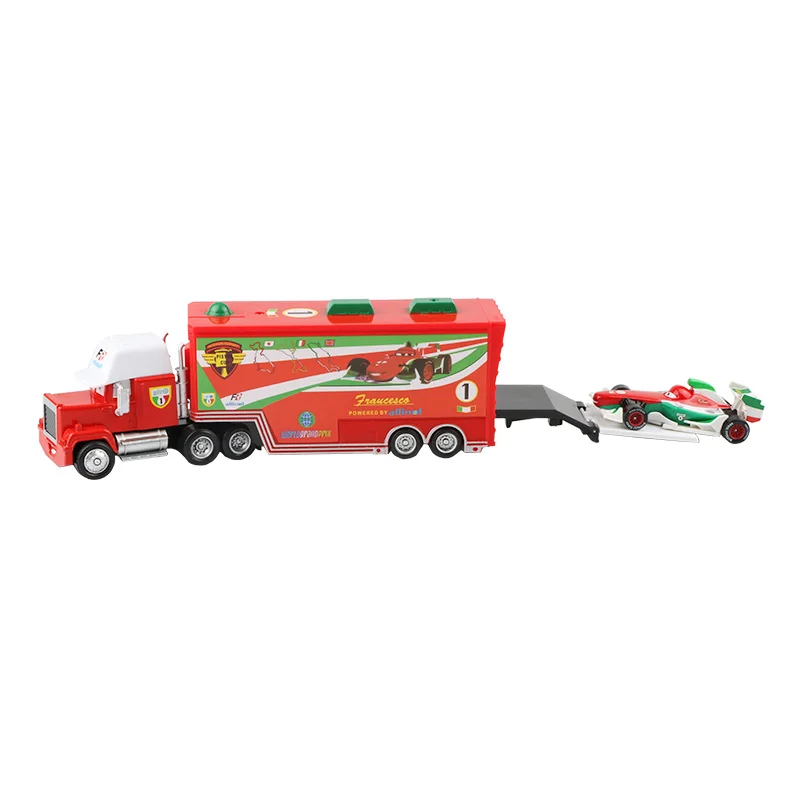 Disney Pixar Cars 2 3 Toys Lightning McQueen Jackson Storm Mack Uncle Truck 1:55 Diecast Model Car For Children Christmas Gifts