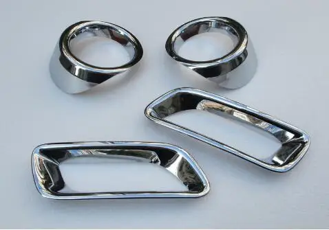 For Subaru XV Crosstrek 2013 2014 2015 Front Rear Fog Light Cover Chrome font b Lamps