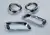 Per Subaru XV Crosstrek 2013 2014 2015 Anteriore + Posteriore Copertura Della Luce di Nebbia del Bicromato di potassio Lampade Trim Stampaggio Decorazione Accessori 4 pz