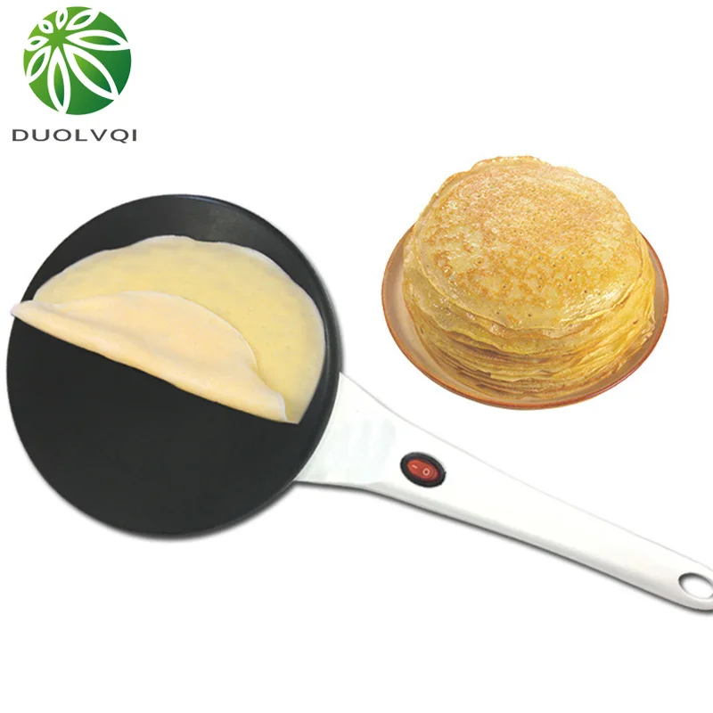 

Duolvqi Household Pancake Machine Non-stick Electric Cake Stall Pan Portable Electric Bread Machine Grilled Pancake Machine