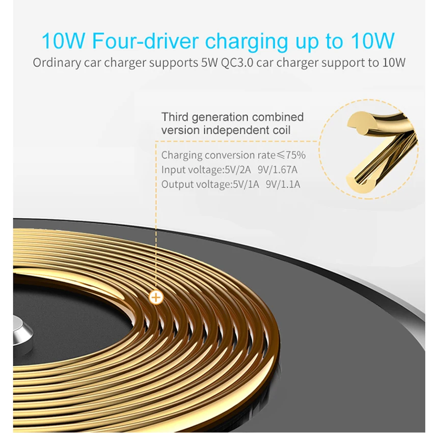 Riggler Quick Charge 3 0 Автомобильный держатель для телефона на магните с нано