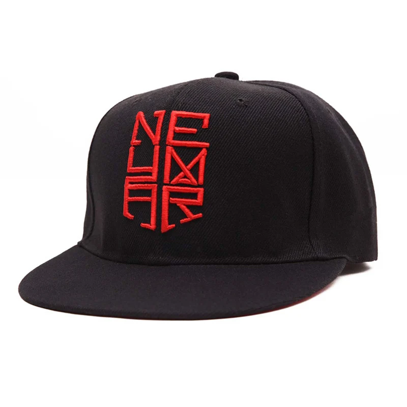 Unisex Letter Embroidery Baseball Cap Neymar Da Silva Hip Hop Hat Outdoor Sports Sun Flat Neymar Fashion Metal Snapback CP0101 (8)