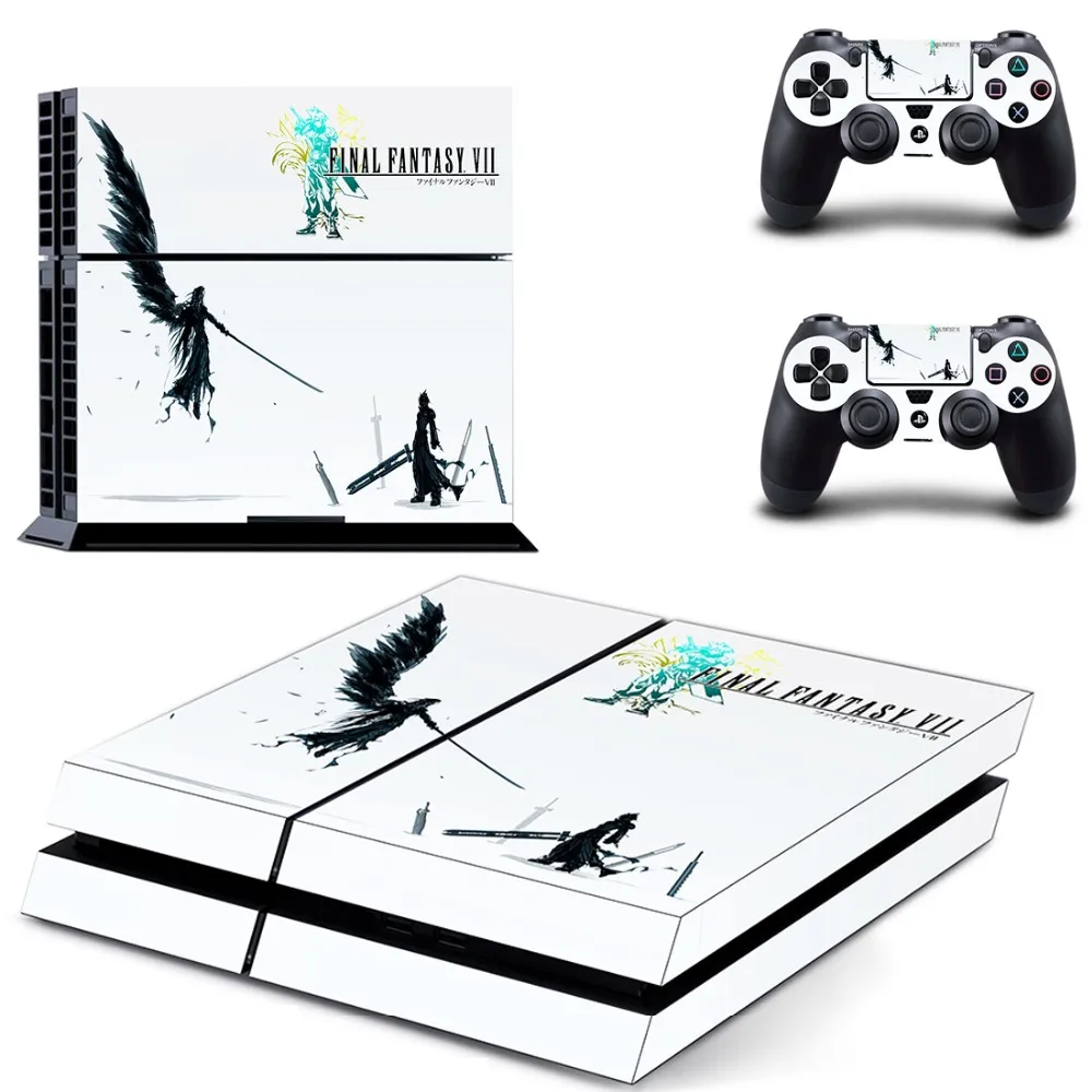 Последняя фантазия VII-PS4 дизайнерская Кожа Наклейка для Игровые приставки 4 консоли Системы и PS4 Беспроводной контроллера Dualshock