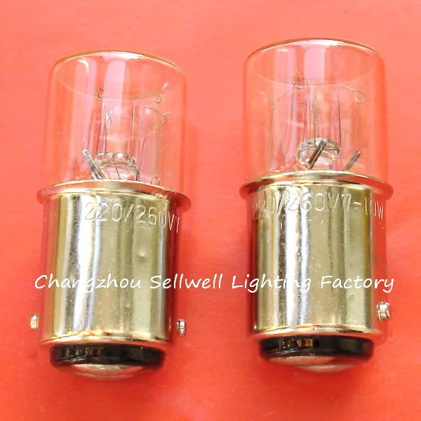 Miniature lamp 220/260V 7-10W ba15d A629 NEW 10pcs sellwell lighting ba15d t20x48 24v 5w miniature lamp light bulb a314