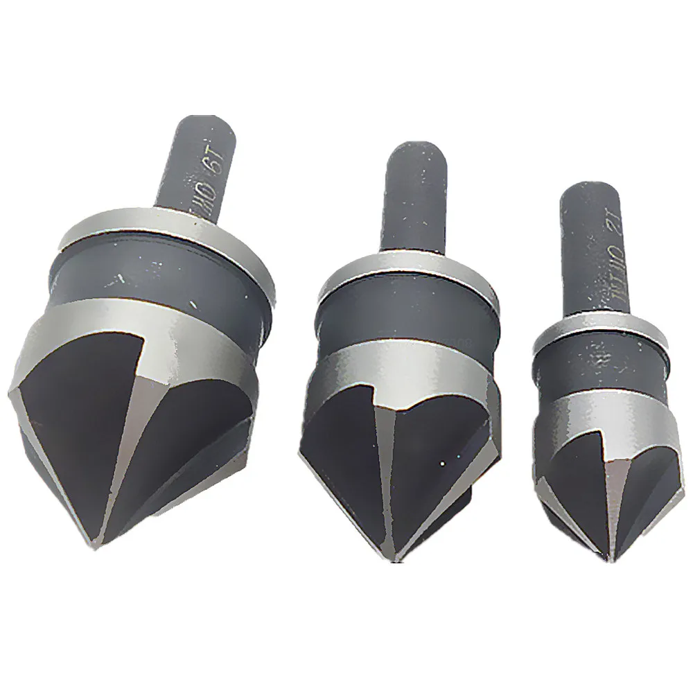 3pcs 12mm 16mm 19mm Countersink Power Drill Bit Bore Set Counter Sink