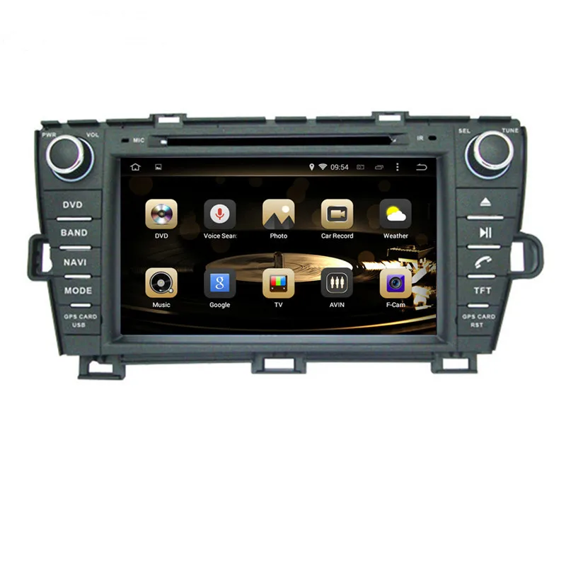 Top Ectwodvd Octa Core/Quad Core 4G/2G Android 9.0 Car Multimedia DVD Player for Toyota PRIUS right driving 2009- Radio+GPS 12