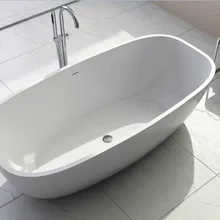 Cupc утвержден MARCELLA твердая поверхность камня ванна искусственный камень ванна 1700 x 700 x 540 мм WD019