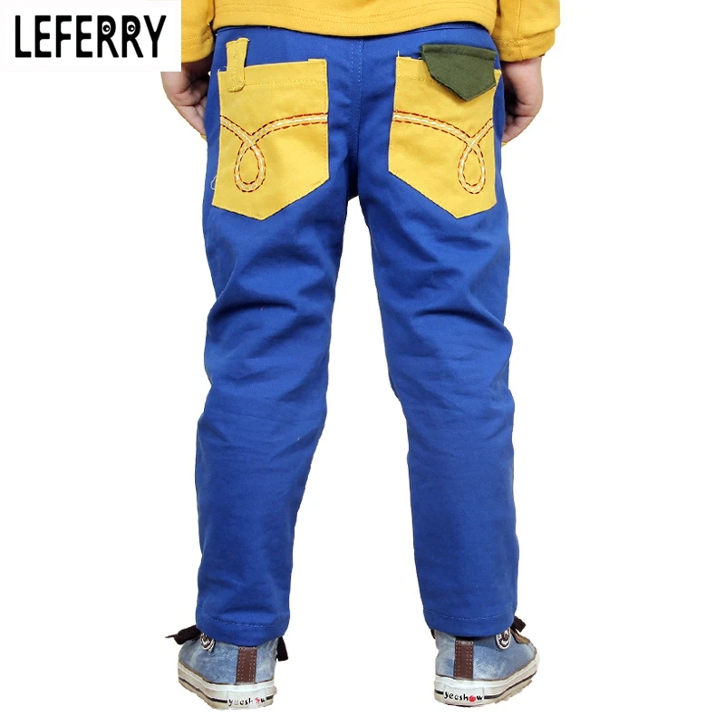 2018 New Spring Autumn Kids Clothes Boys Pants Baby Clothings Pants Boy Trousers Children Boys Pants Korean Red Pink Green Blue