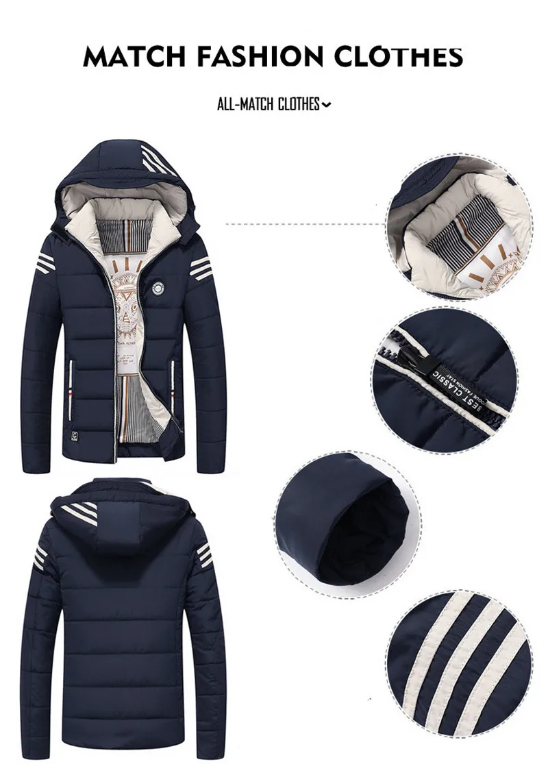 Jaqueta masculina Jaquetas Grossas homens Quentes roupas