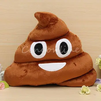 

Fashion Stylish Cute Funny Poo Shape Pillow Cushion Toy Doll Sofa Decoration Xmas Gift Birthday Bedding Outdoor