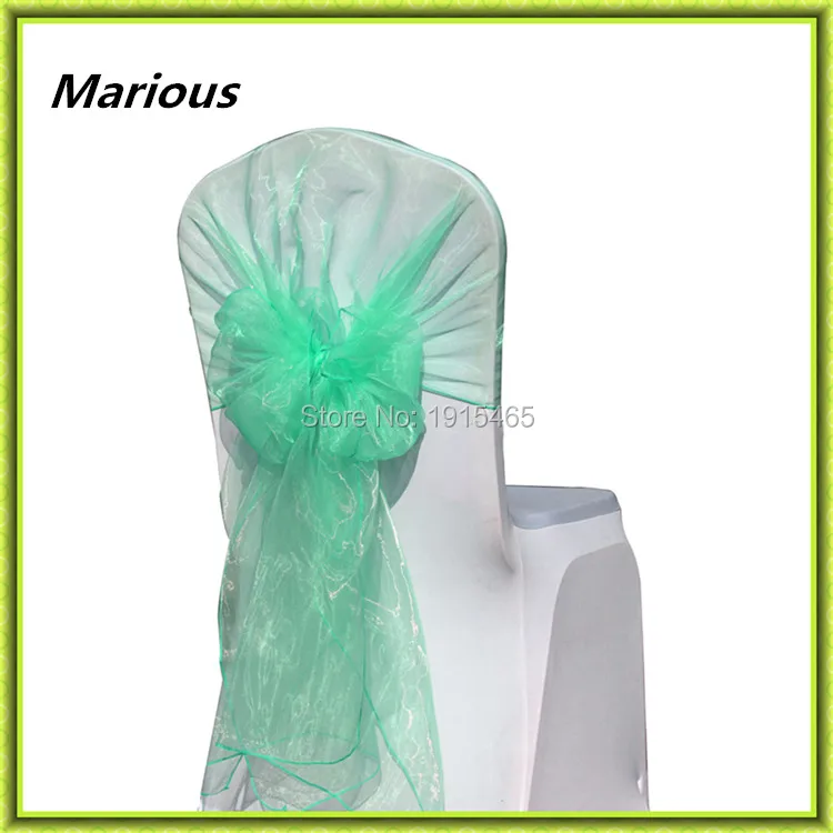

Marious Brand Marious organza chair hood wedding decoration cheap for sale free shipping