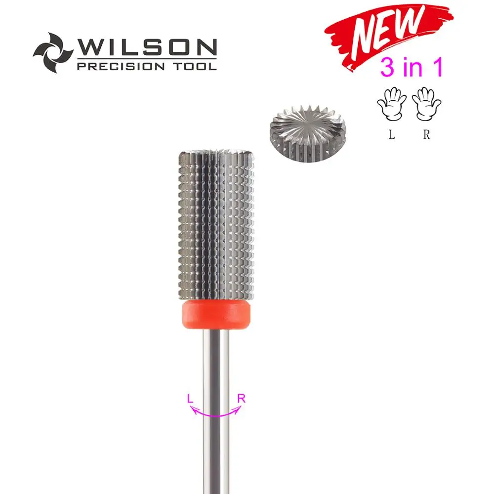 3 в 1-карбидные биты для ногтей-карбидные сверла для ногтей WILSON - Цвет: 1pc Fine