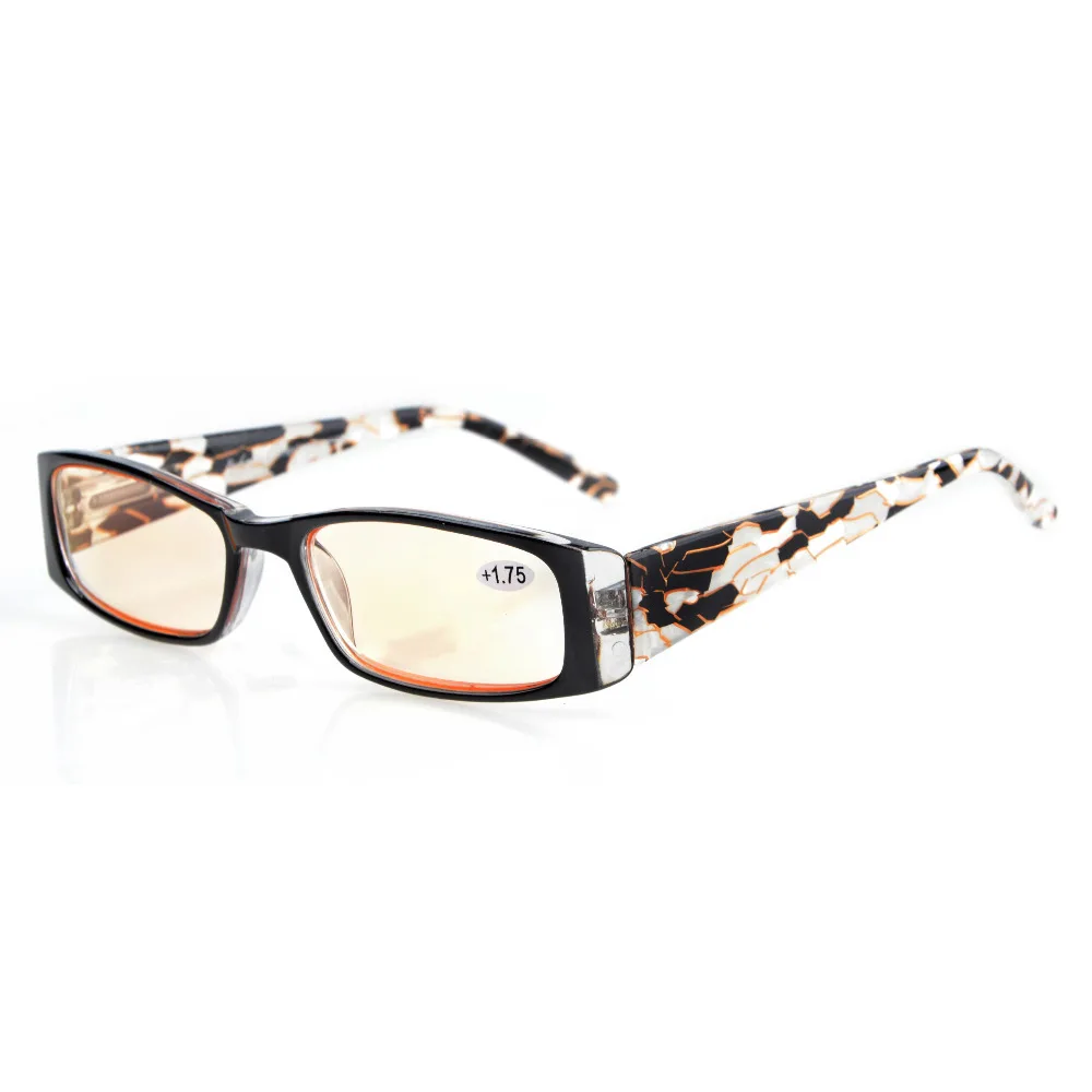 CG006 Eyekepper Women's Computer Glasses With Marble Pattern Arms Amber