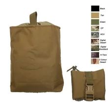 Спорт на открытом воздухе страйкбол снаряжение Molle боевой Пешие прогулки сумка жилет аксессуар камуфляж рециркулировать пакет тактический складной дампа мешок